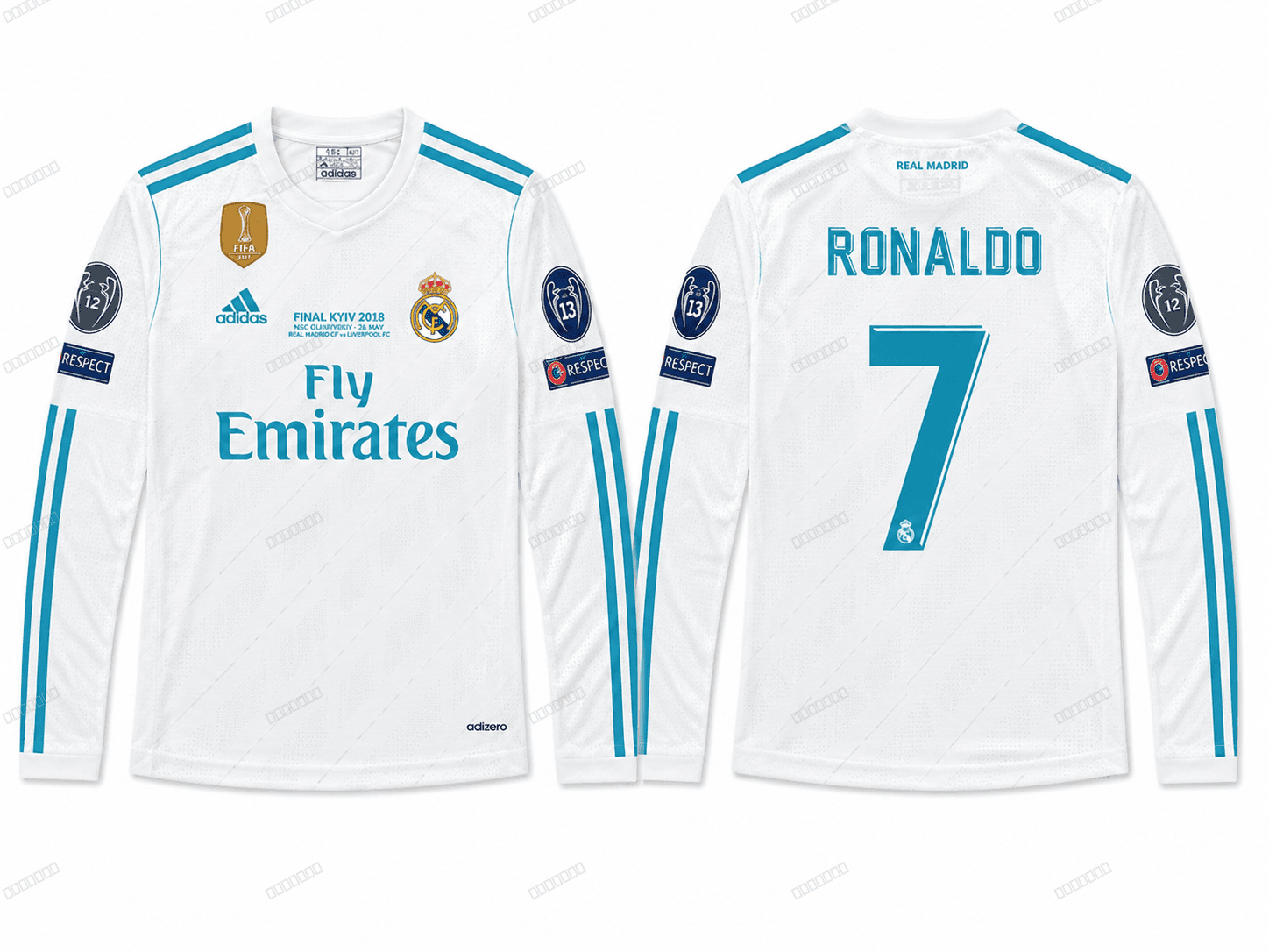 Real Madrid Ronaldo nr7 — Final Kyiv 2018 retro Real Madrid Ronaldo nr7 — Final Kyiv 2018 retro