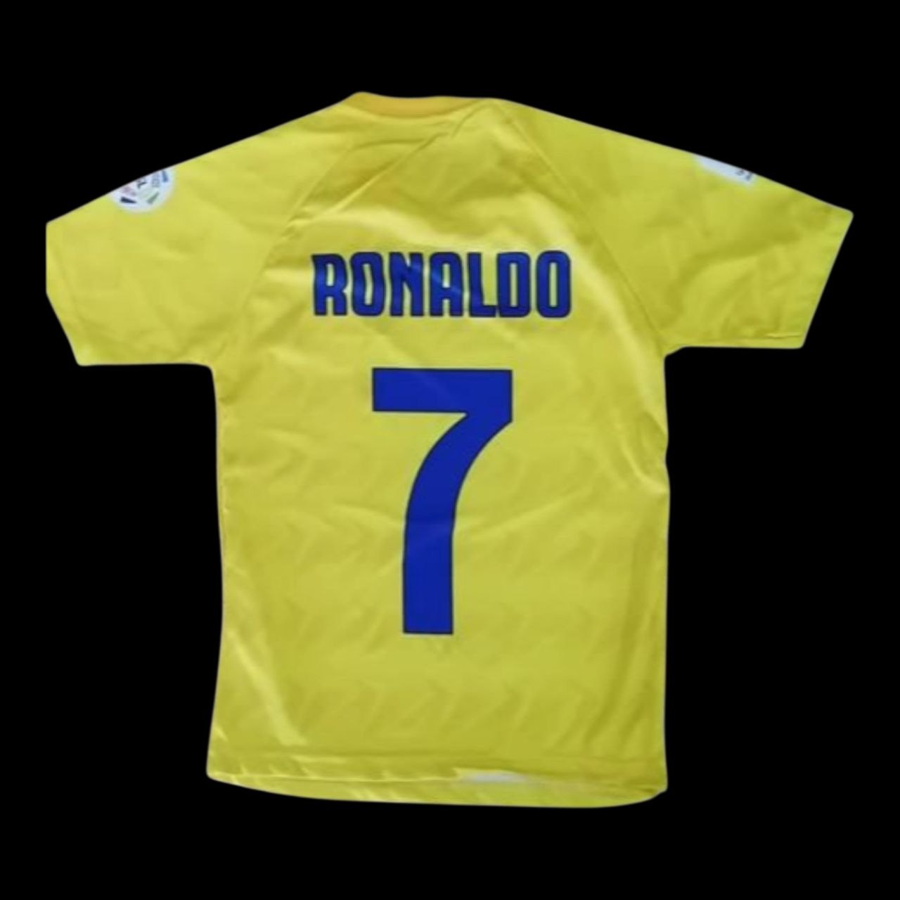 Al-Nassr Ronaldo nr7 — žuti KAFD Stražnja strana