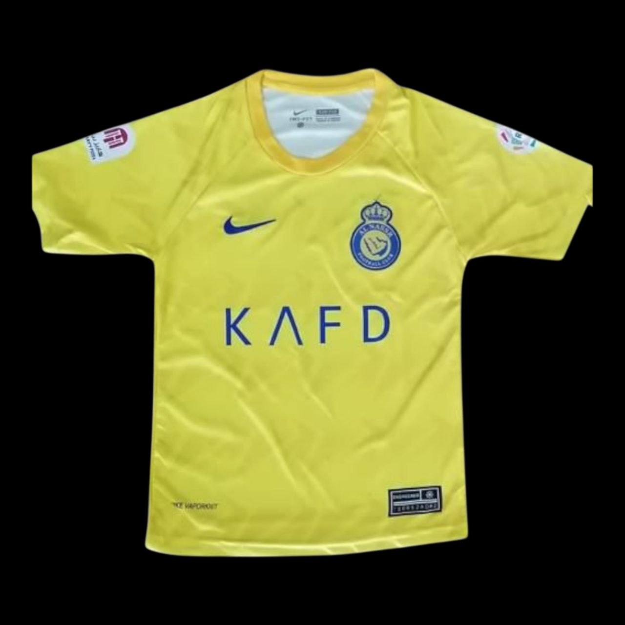 Al-Nassr Ronaldo nr7 — žuti KAFD Prednja strana