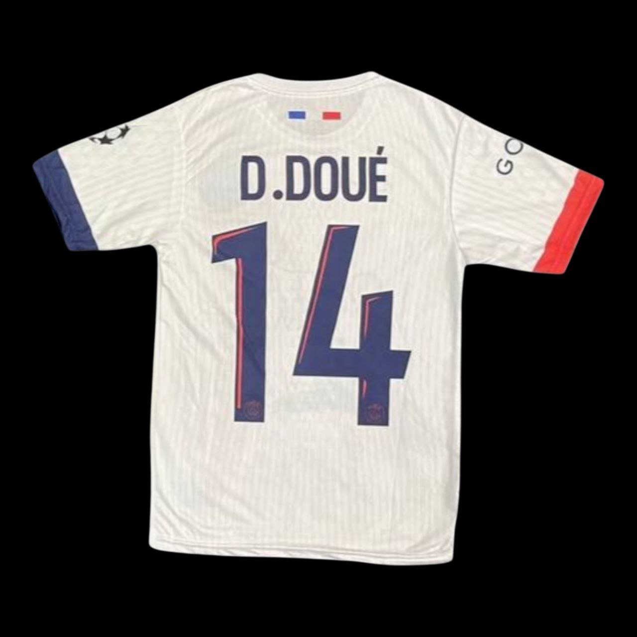 PSG D.Doué nr14 — bijeli Stražnja strana