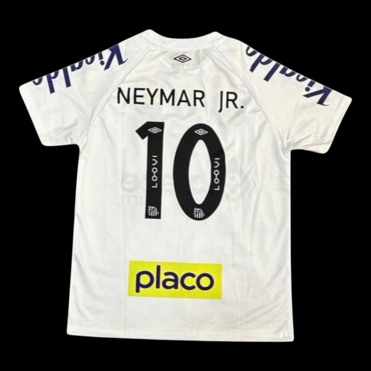 Santos Neymar Jr. nr10 — bijeli Stražnja strana