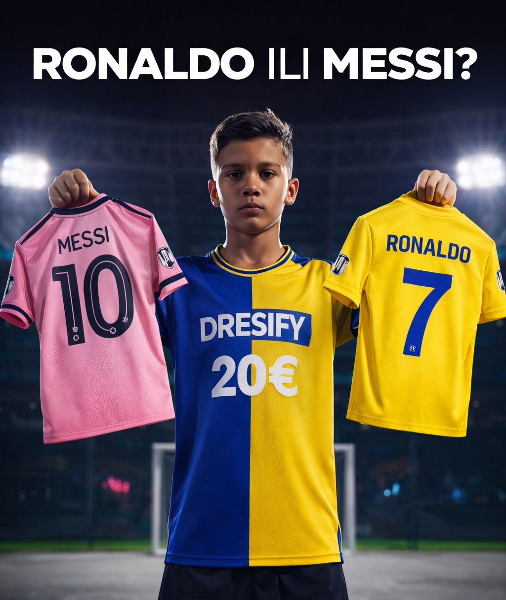 DRESIFY promo Ronaldo ili Messi